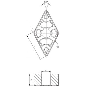 DNMG 菱形55o
